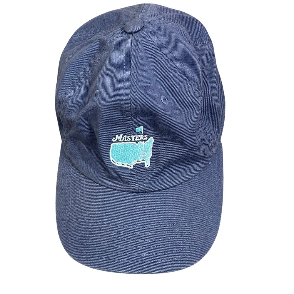 Masters Golf Hat American Needle Adjustable‎ Strapback Cap Blue